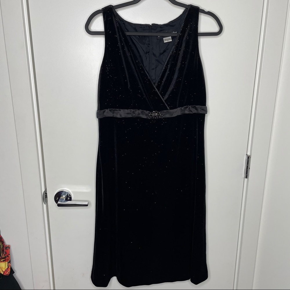 Ladies Bianca Nygard black sparkly dress